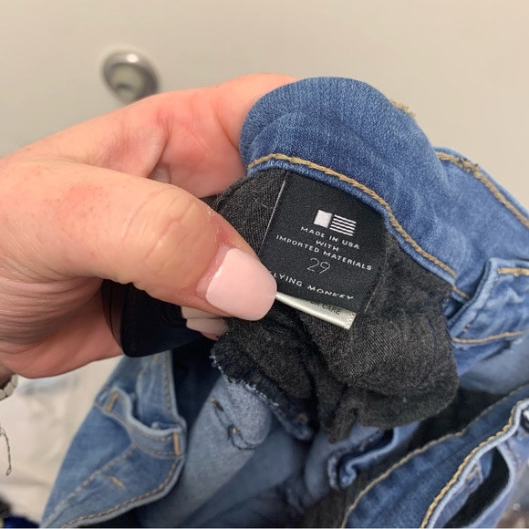 Flying Monkey Mid Rise Jeans - Picture 9 of 10